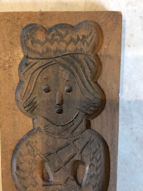 Koekplank (nr2) grote speculaasplank met meisje, Ophalen of Verzenden