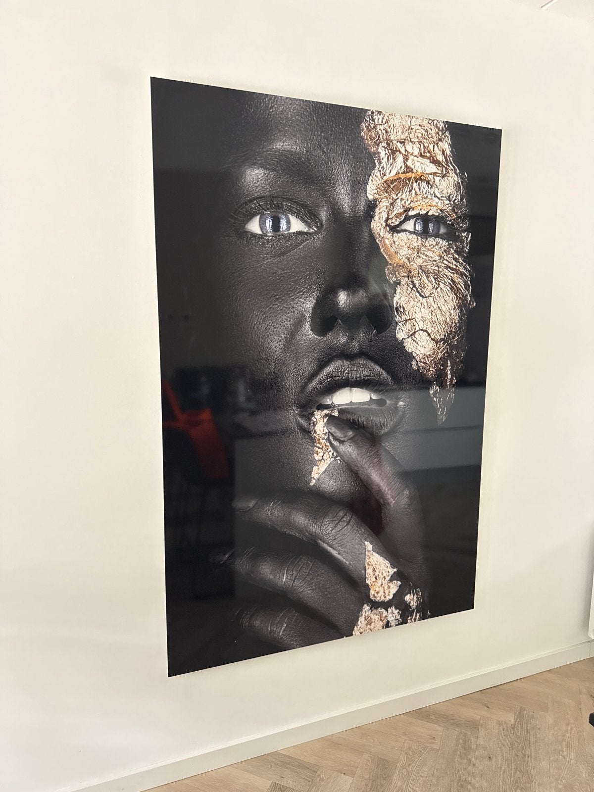 Schilderij luxury, Achter glas, Portret of Personen, Realistisch, Overige ondergronden