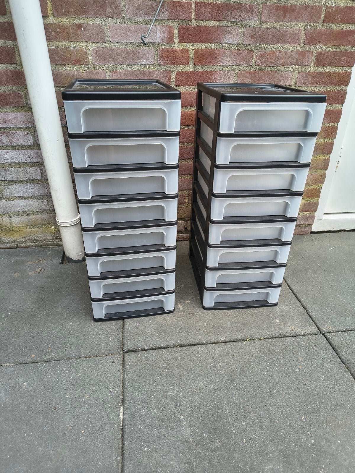 Kunststof kasten 8 lades x 4 liter, Huis en Inrichting, Kasten | Ladekasten, Ophalen, Kunststof, Gebruikt, 5 laden of meer