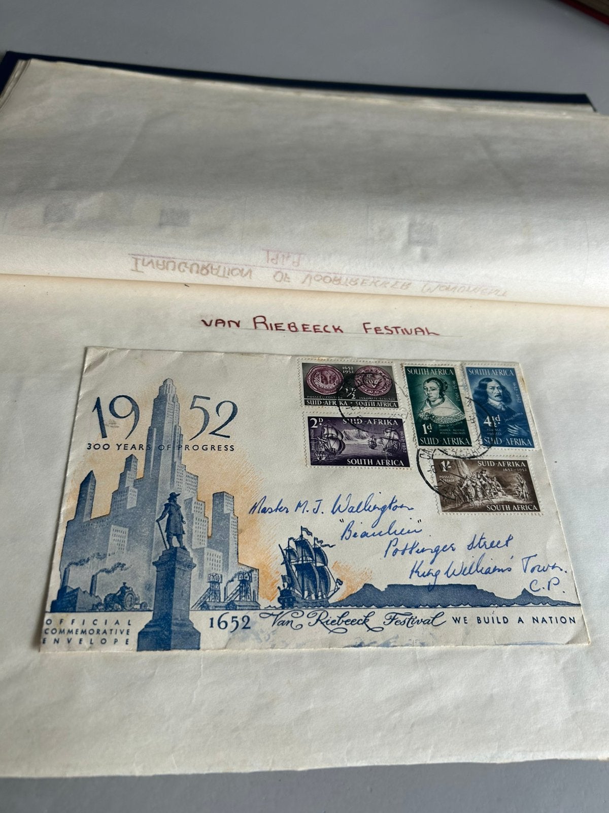 Album Zuid-Afrika, Rhodesië, Engeland, Postzegels en Munten, Postzegels | Volle albums en Verzamelingen, Verzenden, Buitenland
