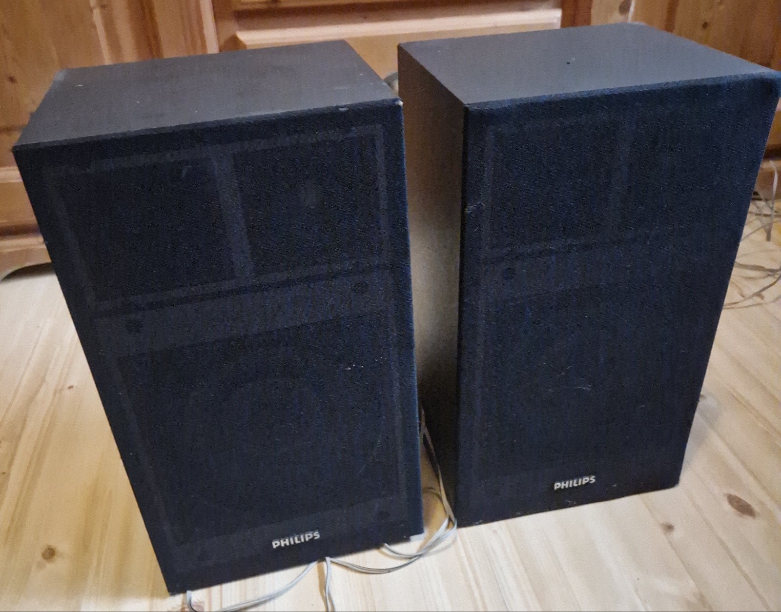 Setje Philips luidsprekers - Goede staat, Ophalen, Stereo speakers, Philips, Gebruikt