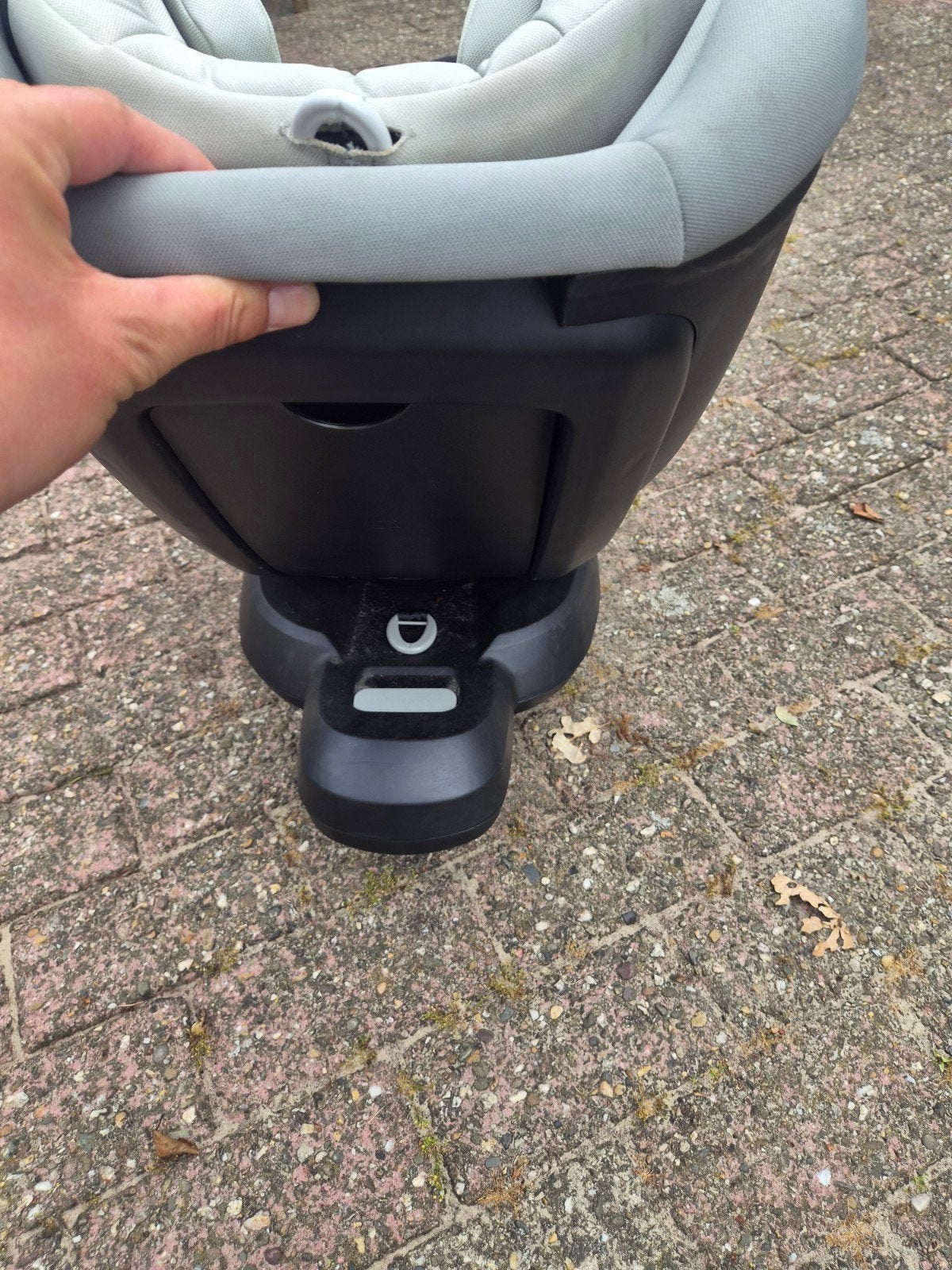 Kidsriver autostoel met Isofix, grijs, Gebruikt, 0 t/m 18 kg, Zijbescherming, Isofix