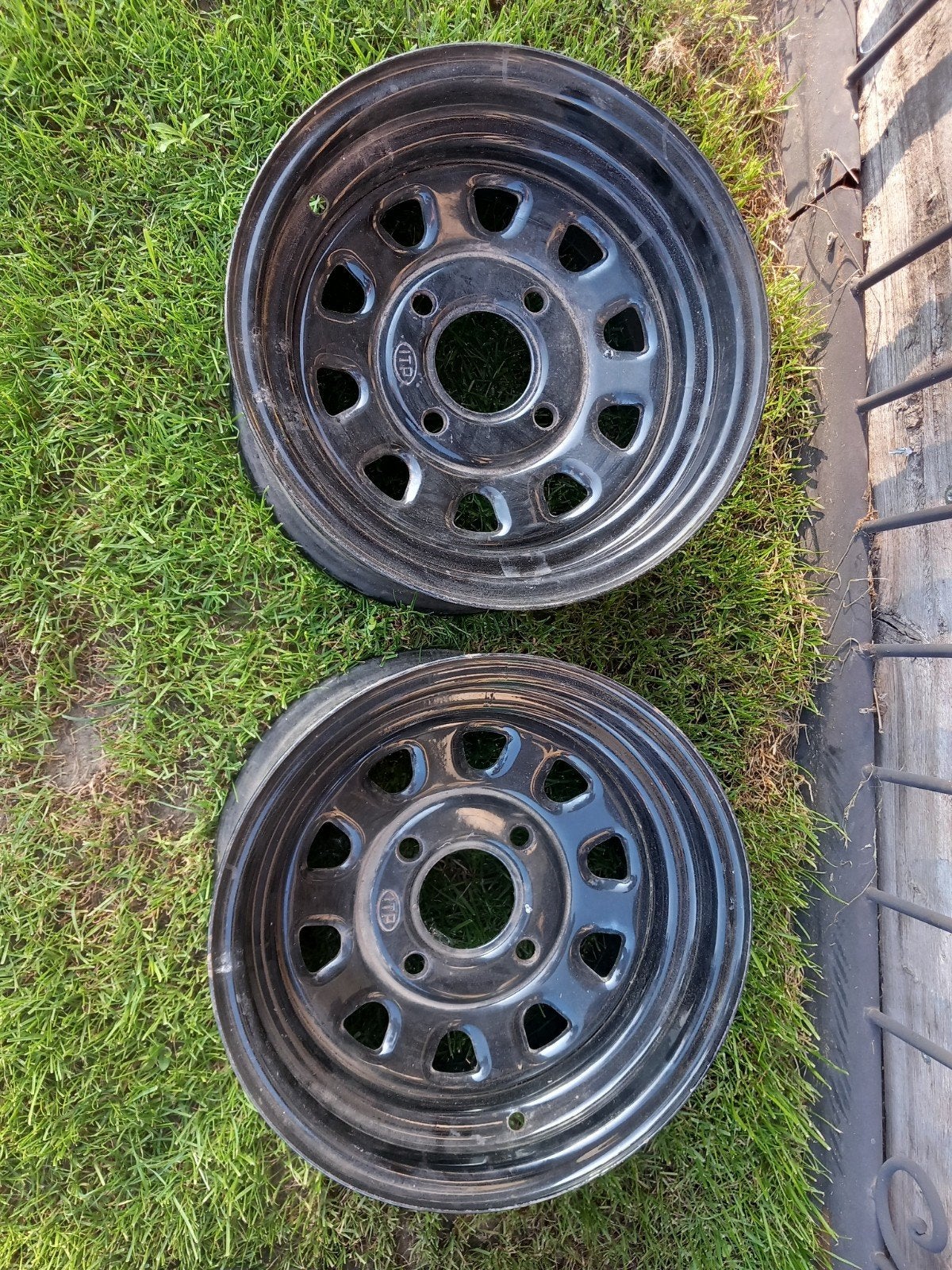 Zwarte stalen velgen ITP QUAD - 12 inch - Nieuw, Ophalen of Verzenden, Gebruikt