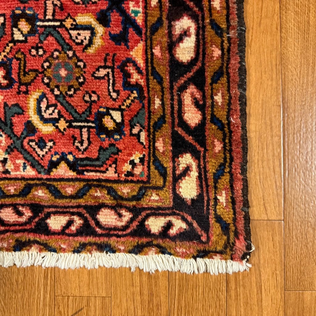 perzisch tapijt hamadan – 95 x 70 cm - Gratis bezorgd, TTM Wonen, Meubels – (Perzische) Tapijten en Woonaccessoires, 50 tot 100 cm