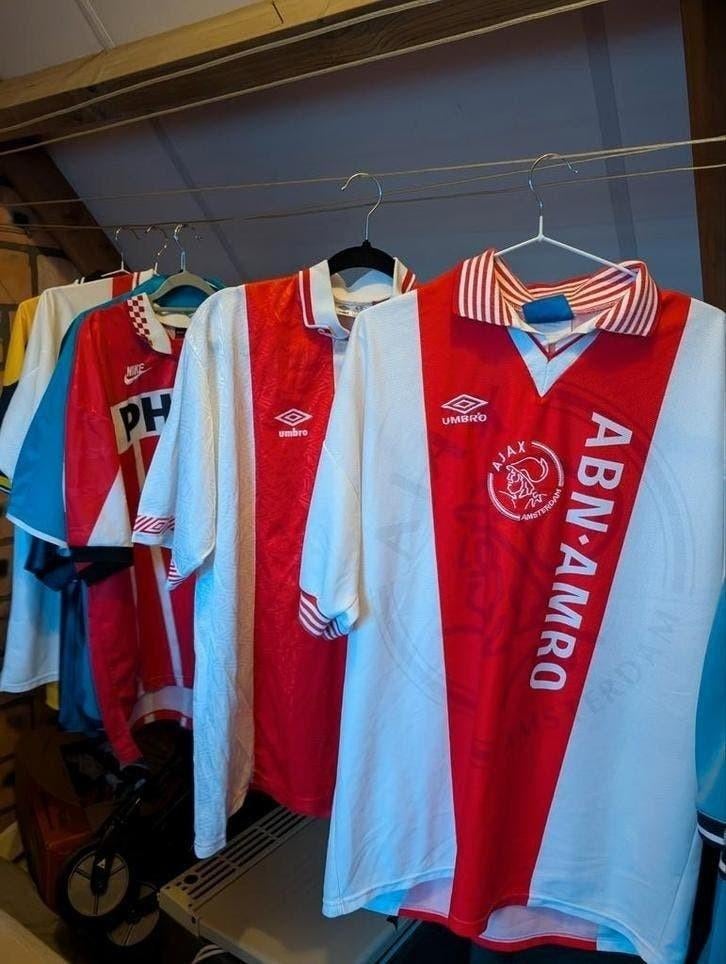 Vintage voetbalshirts jaren 90 - M t/m XXL, Verzenden, Zo goed als nieuw, Shirt