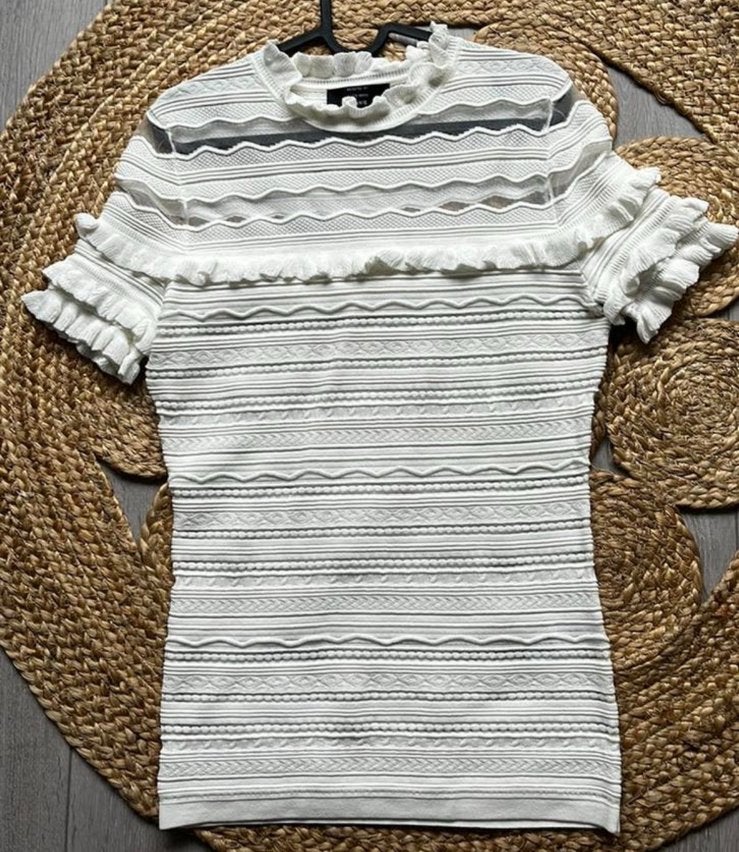 Gaaf shirt nikkie selected by kate moss maat M, Maat 38/40 (M), Zwart, Ophalen of Verzenden, Zo goed als nieuw