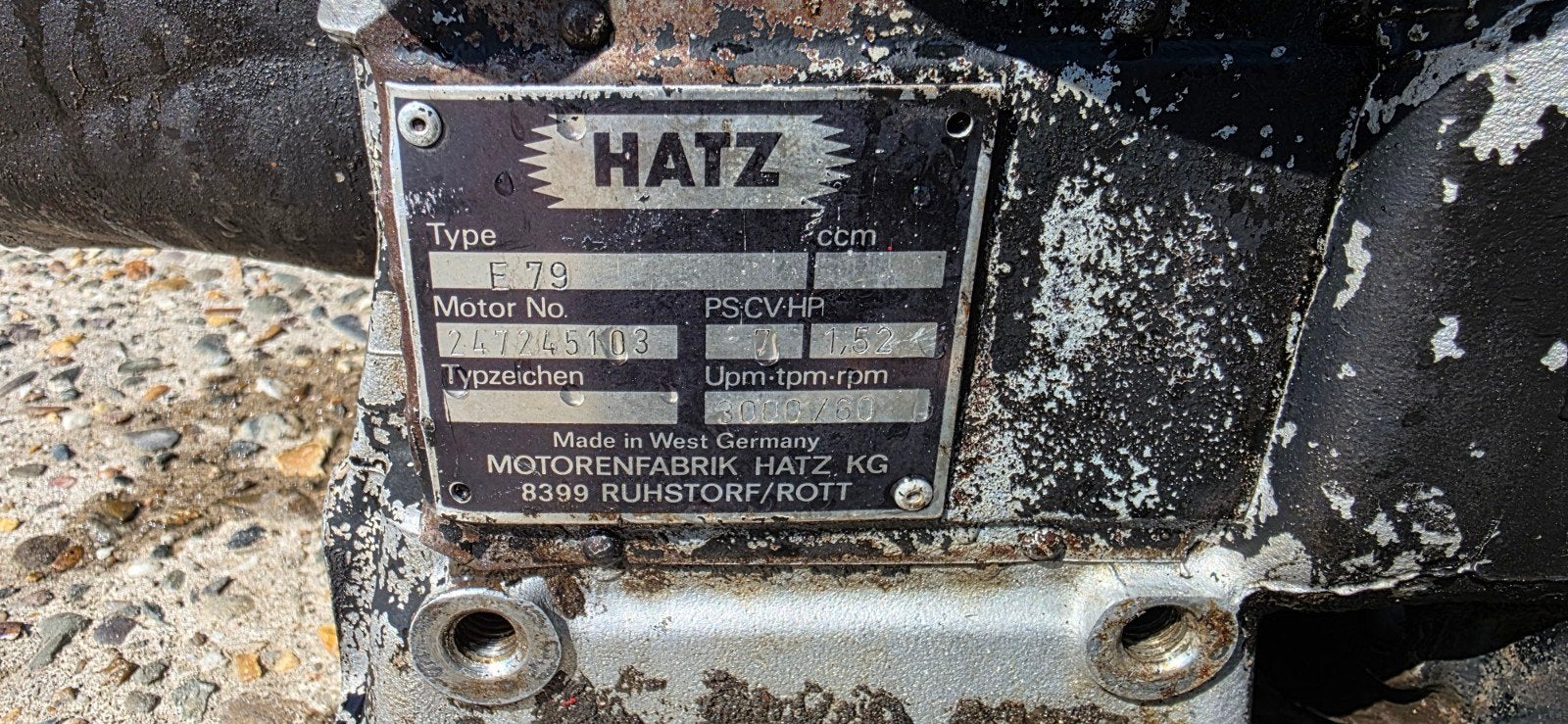 Hatz E79 Dieselmotor - Gebruikt, Ophalen, Gebruikt