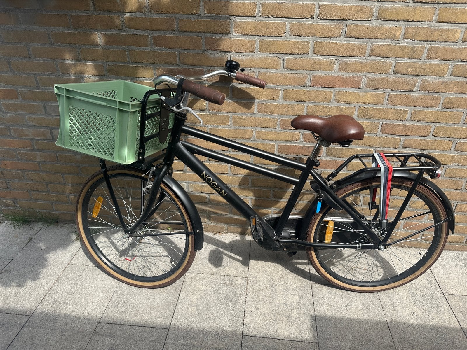Nogan fiets met voordrager en krat - Zo goed als nieuw, Fietsen en Brommers, Ophalen, Zo goed als nieuw, Overige merken