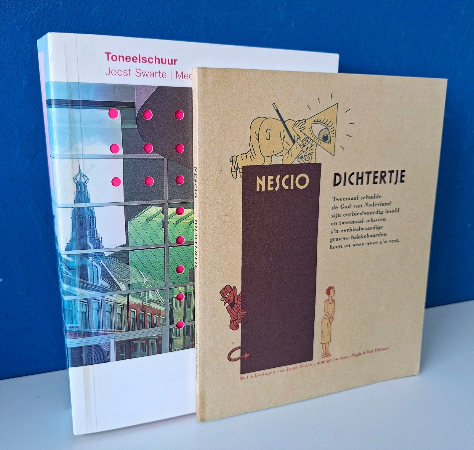 Joost Swarte/ Toneelschuur & Nescio Dichtertje, Ophalen of Verzenden, Gelezen, Overige onderwerpen
