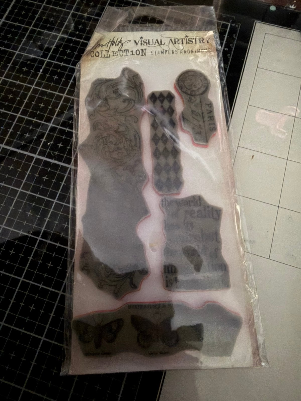 Tim holtz stempel, Ophalen of Verzenden, Zo goed als nieuw