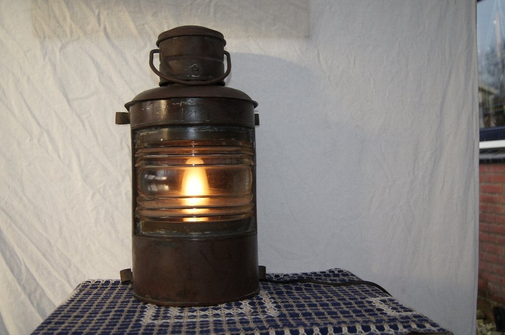 Scheepslamp ( Heklamp, Verzamelen, Ophalen of Verzenden, Kaart, Foto of Prent