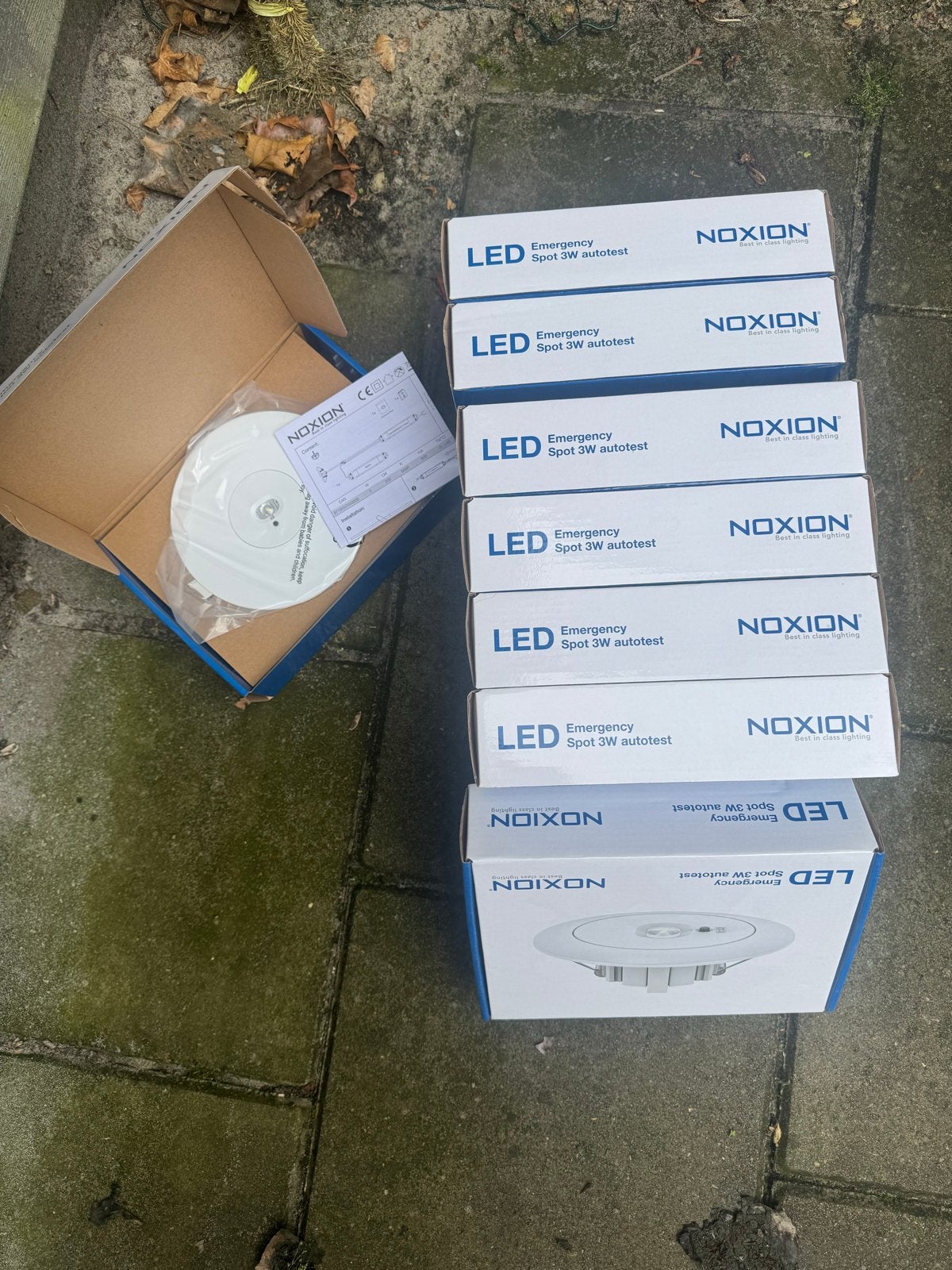 Grote partij A-merk LEDarmaturen Philips, Noxion,ABB VanLien, Wit, Kunststof, Philips, Nieuw