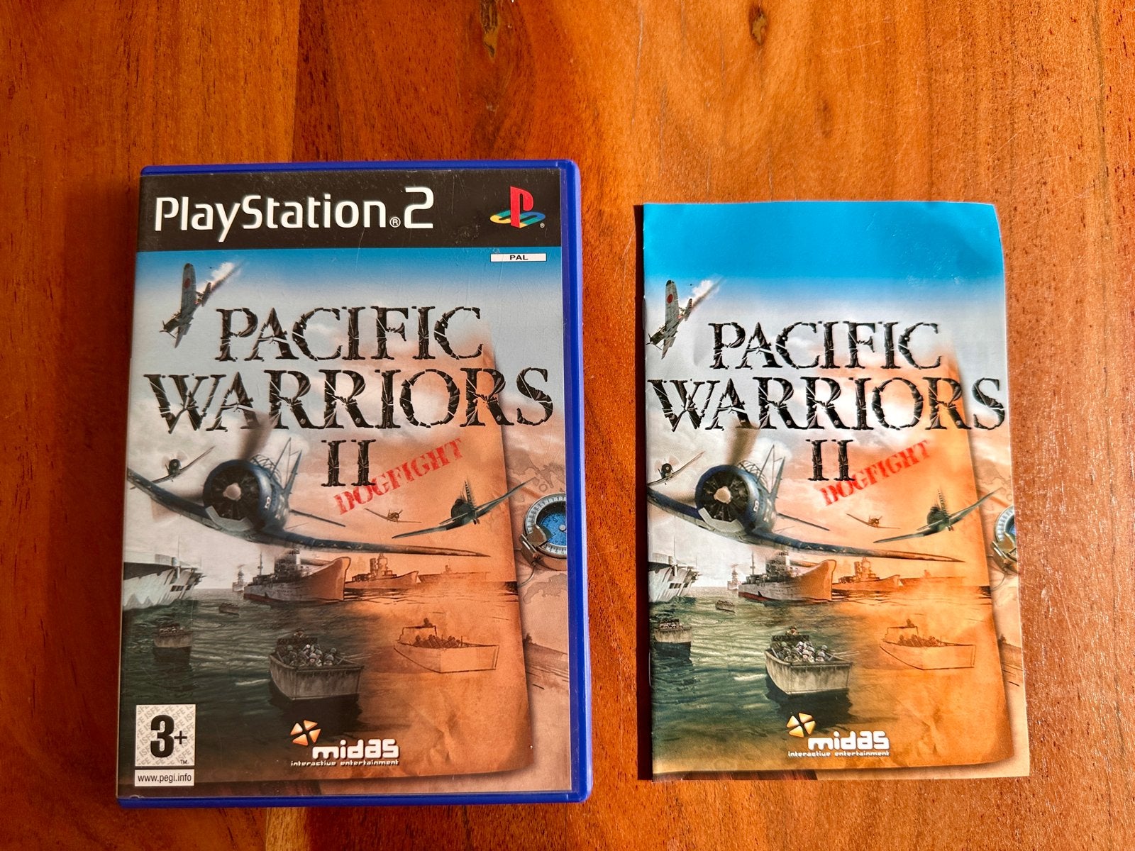 Pacific Warriors II: Dogfight - PlayStation 2 (PS2), 1 speler, Racen en Vliegen, Ophalen of Verzenden, Zo goed als nieuw