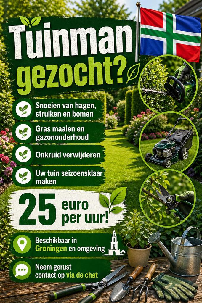 Tuinman Gezocht?, Ophalen, Zo goed als nieuw