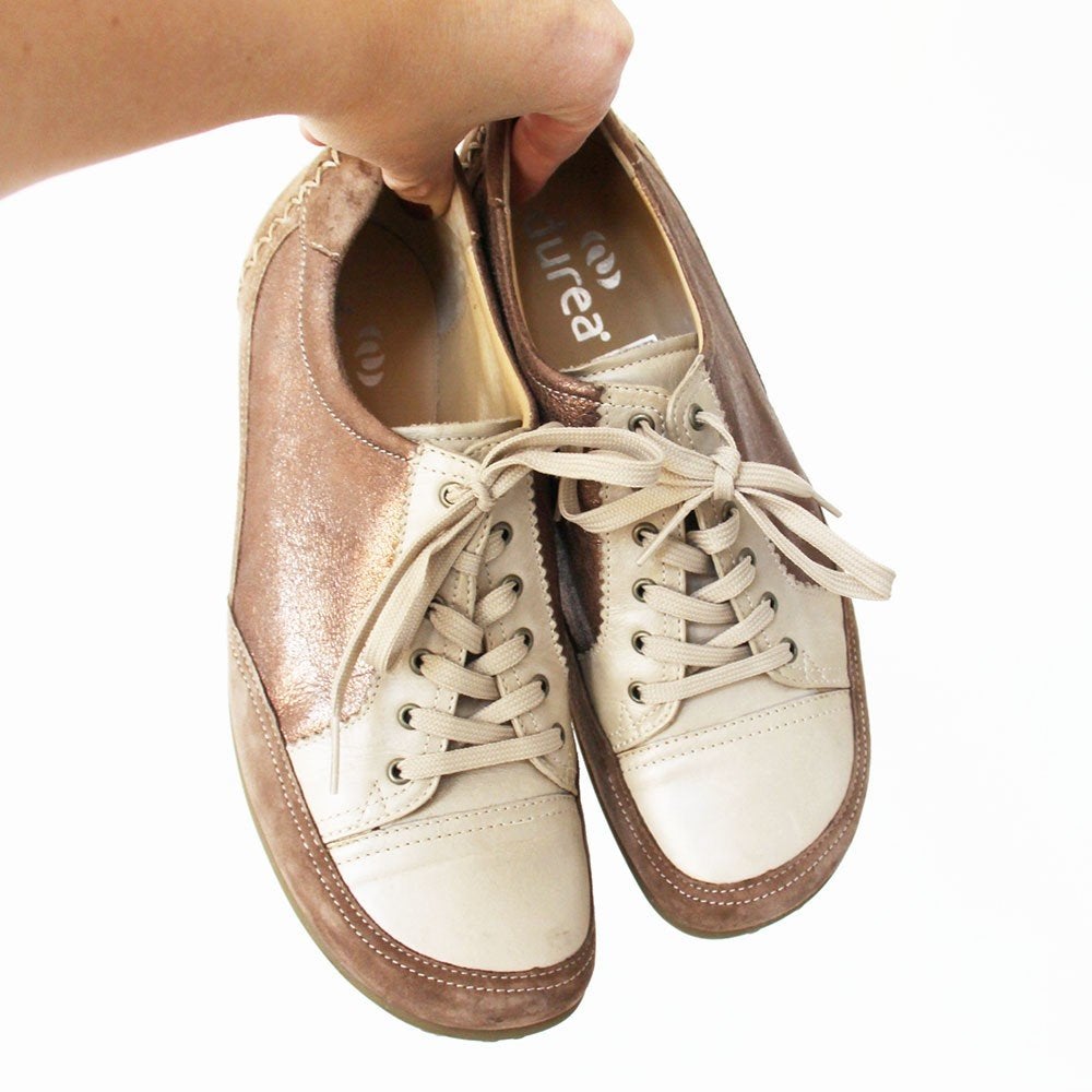 Prachtige Leren Durea Sneakers -s6 (Maat G 6 / 39) € 75,-, Durea, Overige kleuren, Ophalen of Verzenden, Sneakers of Gympen
