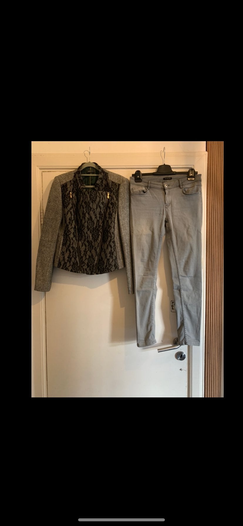 Esprit Blazer & Massimo Dutti Jeans - Maat M, Ophalen of Verzenden, Zo goed als nieuw, Grijs, W30 - W32 (confectie 38/40)