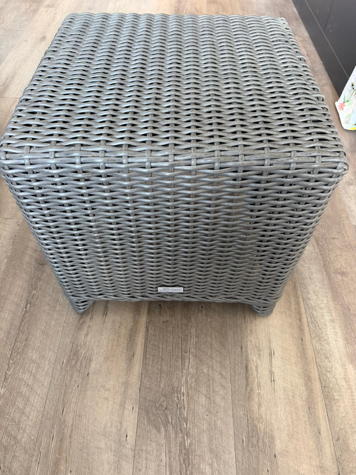 Rotan krukjes, Huis en Inrichting, Banken | Voetenbanken en Poefen, Ophalen, Zo goed als nieuw, Rechthoekig, Minder dan 50 cm