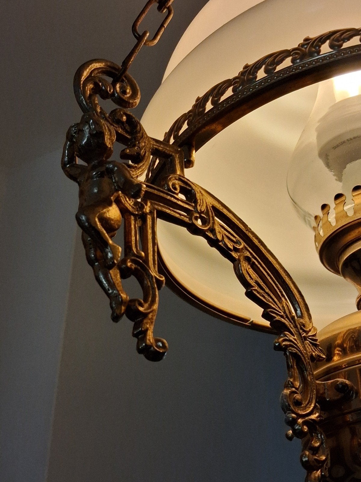Antieke/Kroonluchter/Hanglamp, Ophalen, Gebruikt
