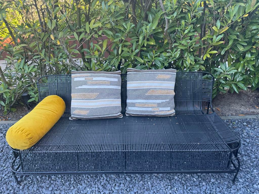 HKliving banken (2 stuks) - Exclusief kussens, Ophalen, Gebruikt, Driepersoons, 75 tot 100 cm