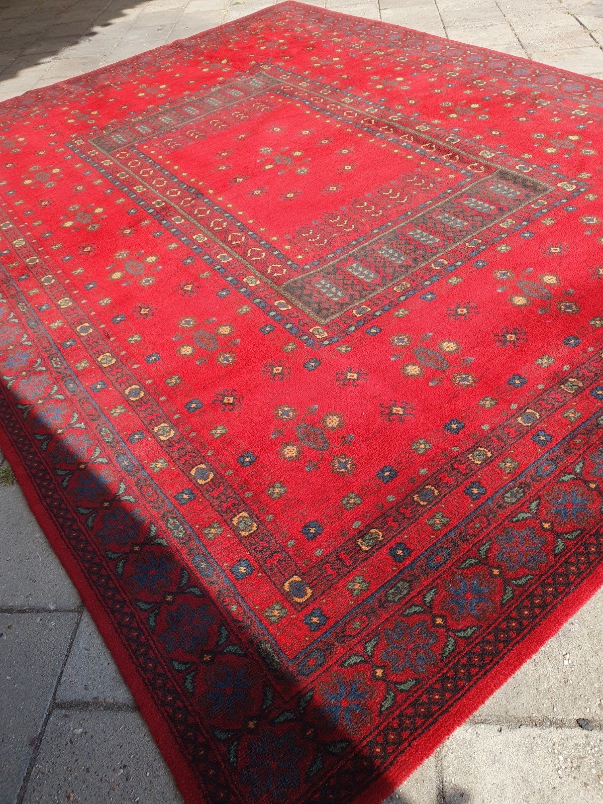 vintage perzisch tapijt 340x250cm, Gebruikt, Zwart, 200 cm of meer, 200 cm of meer