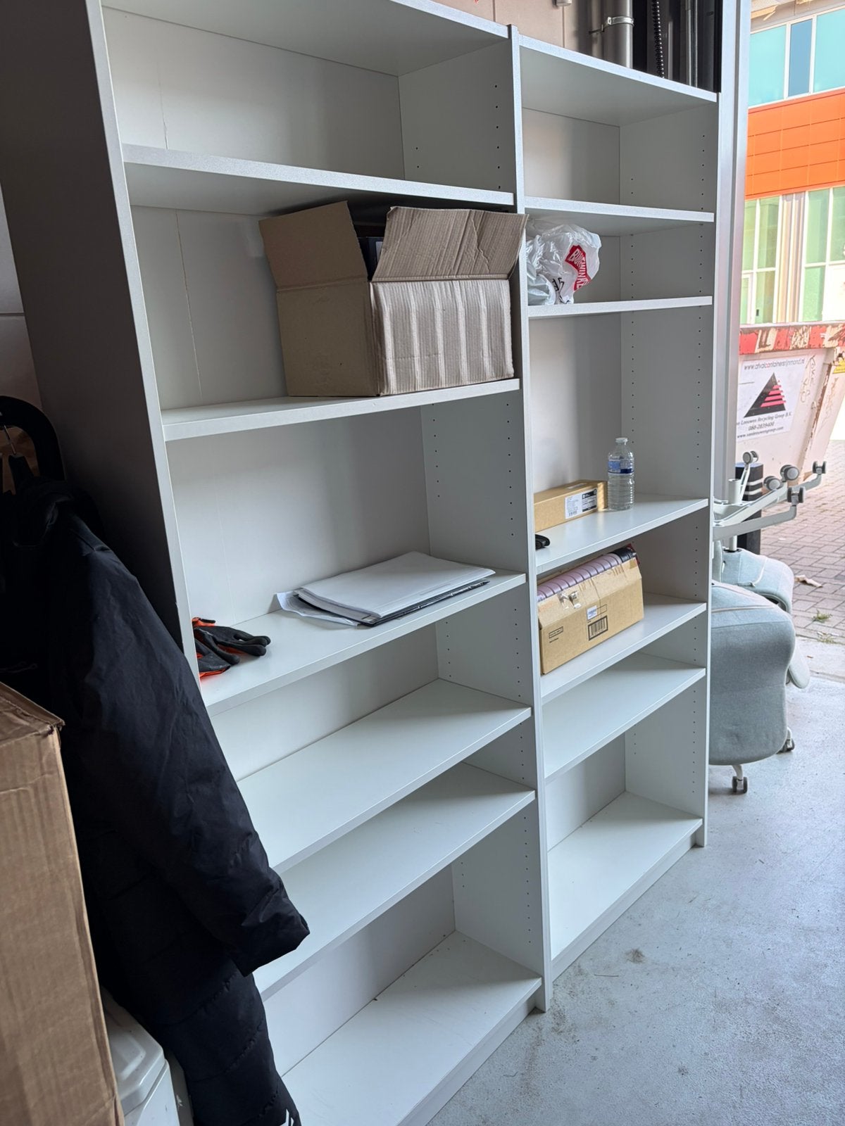 Billy boekenkast wit (3 x), Ophalen, Gebruikt