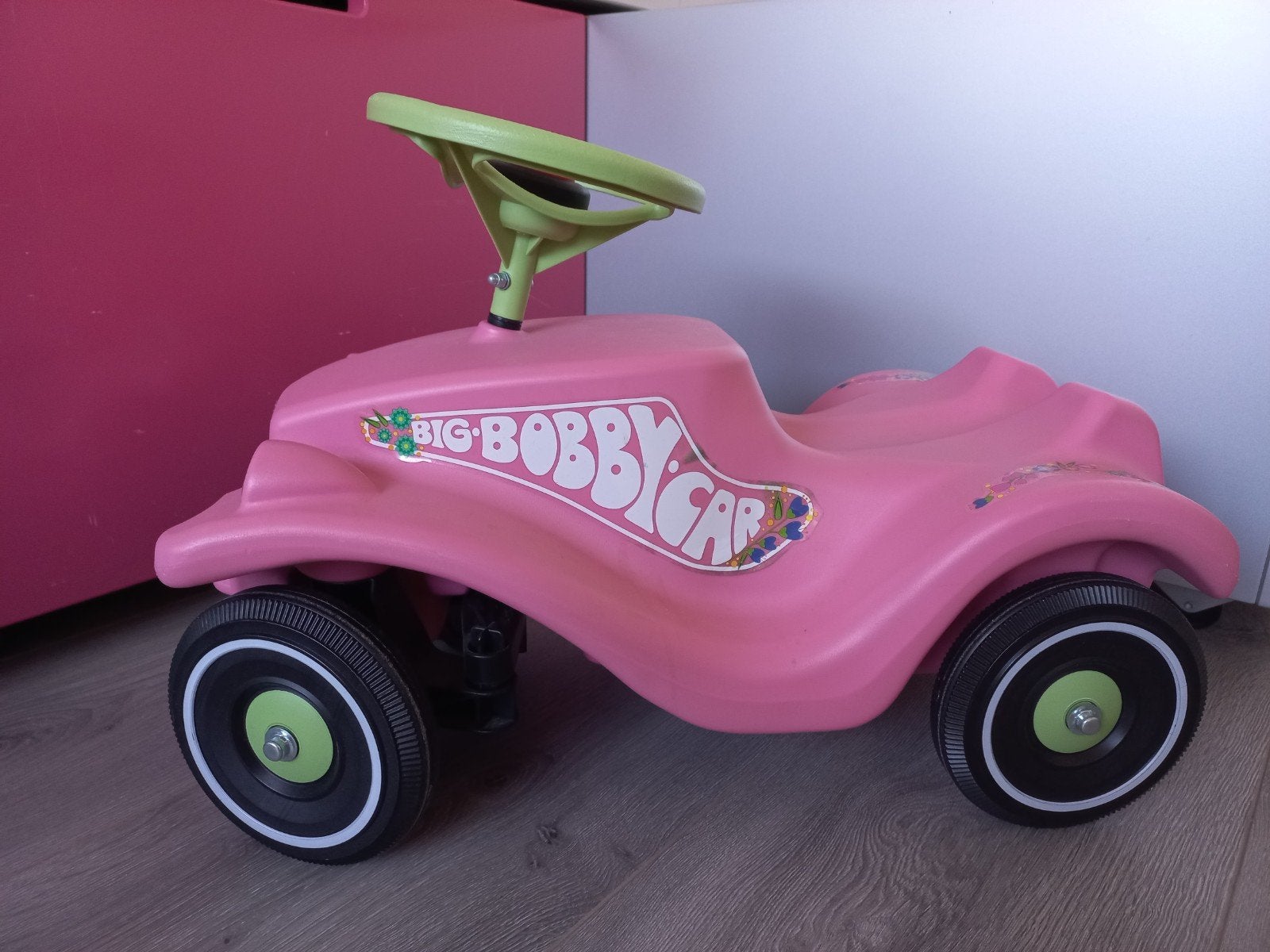 loopauto bobby car roze, Ophalen