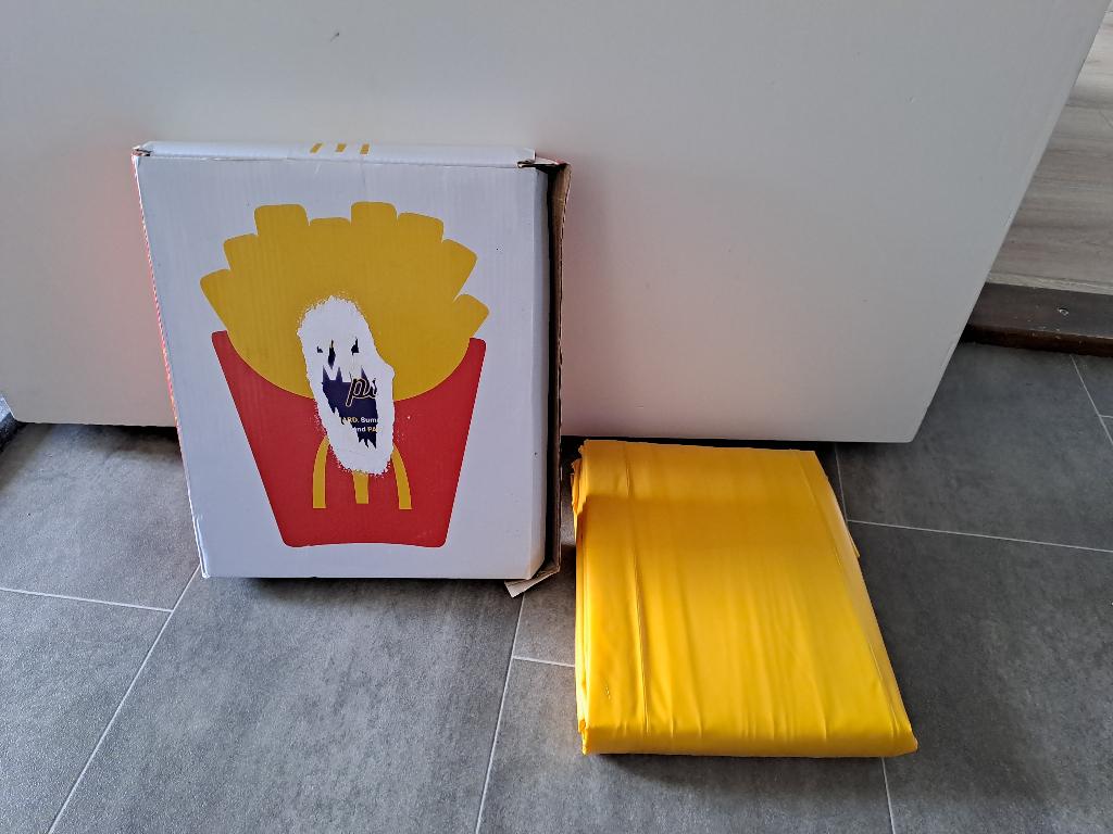 McDonalds opblaas luchtbed, frietjes, Ophalen of Verzenden, Nieuw