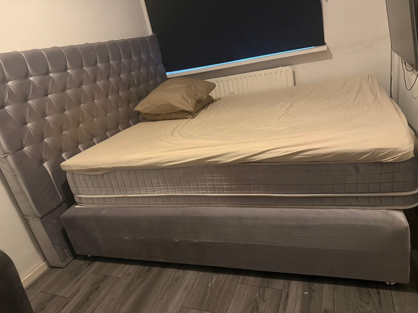 Boxspring 180x200, Ophalen, Gebruikt, Tweepersoons, 180 cm