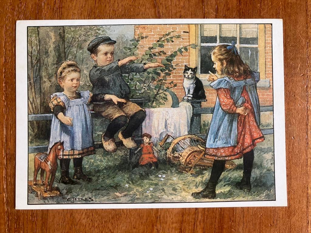 Cornelis Jetses - Die Wijze Poes! Ot en Sien., Ophalen of Verzenden, 1960 tot 1980, Ongelopen, Kinderen