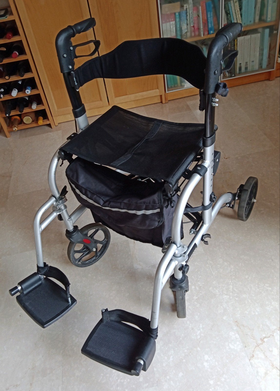 Uniprodo 2 in 1 rollator, Ophalen, Opvouwbaar, Gebruikt