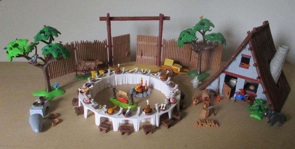 Playmobil 70931 Asterix het grote dorpsfeest, geen poppetjes, Kinderen en Baby's, Speelgoed | Playmobil, Zo goed als nieuw, Los playmobil