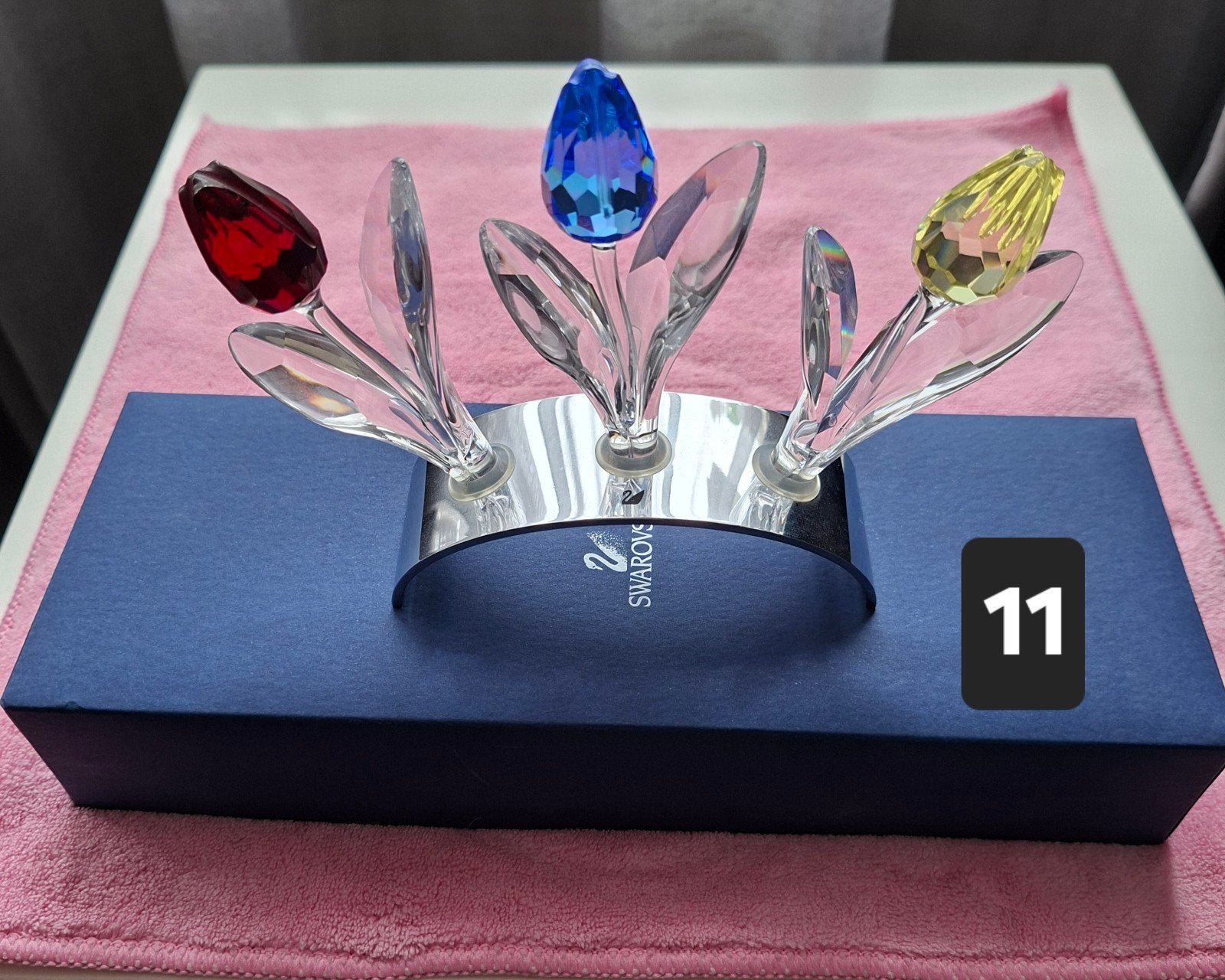 Tulpen, Verzamelen, Swarovski, Ophalen of Verzenden, Zo goed als nieuw, Figuurtje