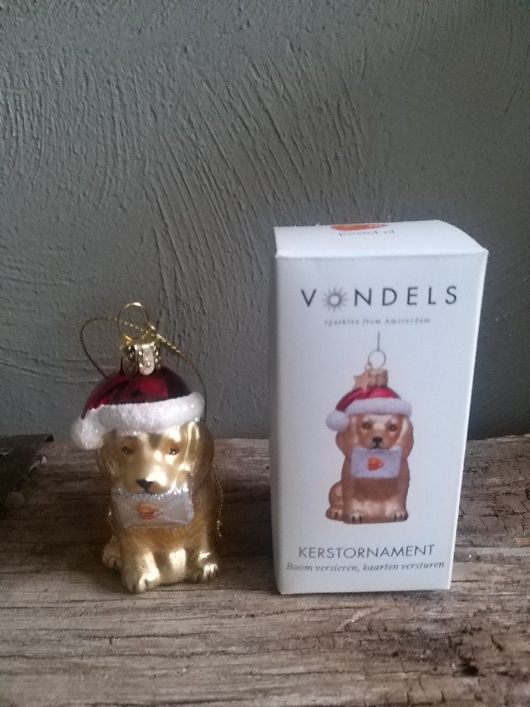 vondels kerstornament /hond postnl, Diversen, Ophalen of Verzenden, Zo goed als nieuw