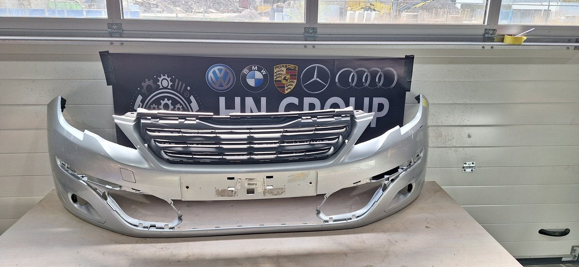 voorbumper Peugeot 308 II, Gebruikt, -, Voor, -