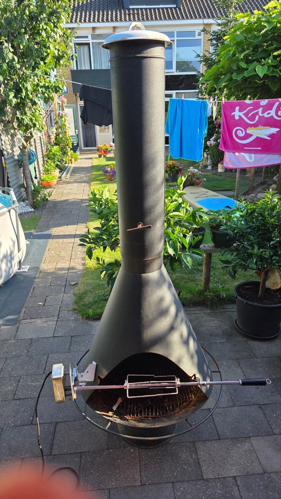 Tuin haard incl Prof. spit, Ophalen
