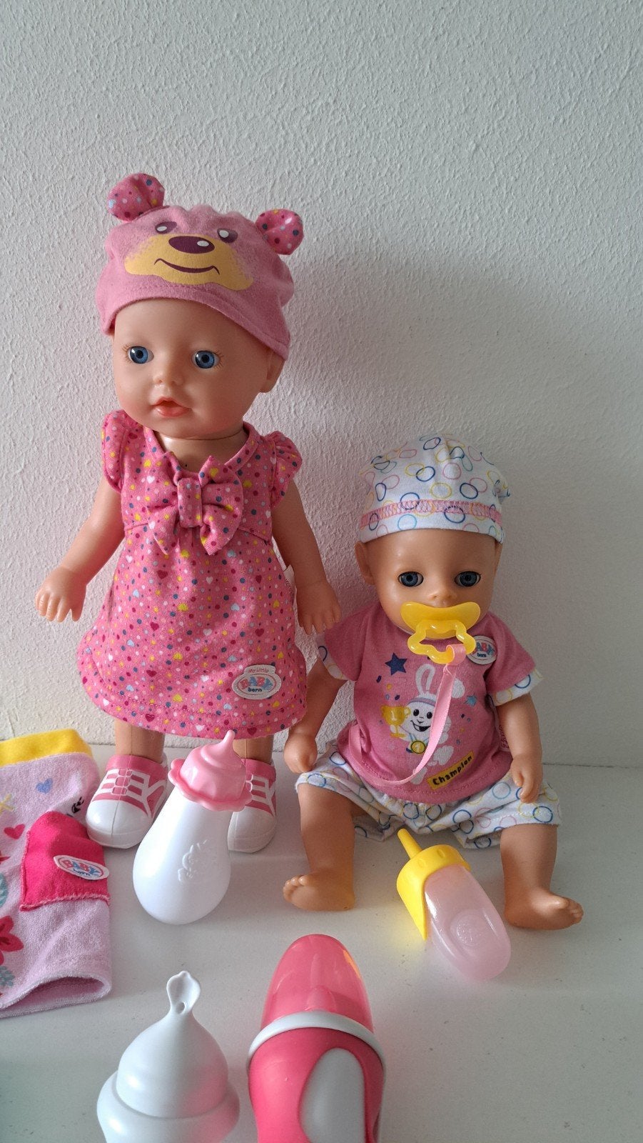 Baby born pakket, Ophalen, Babypop
