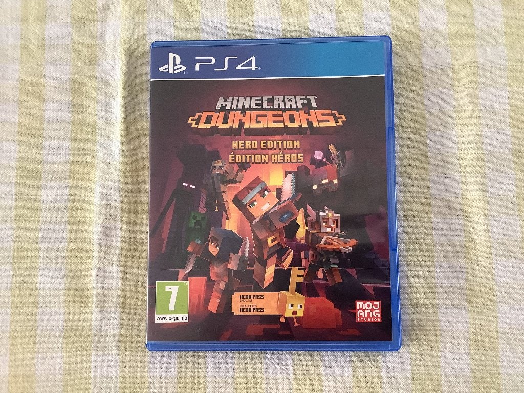 Ps4 game minecraft dungeons Hero edition, Avontuur en Actie, Ophalen of Verzenden, Zo goed als nieuw, 3 spelers of meer