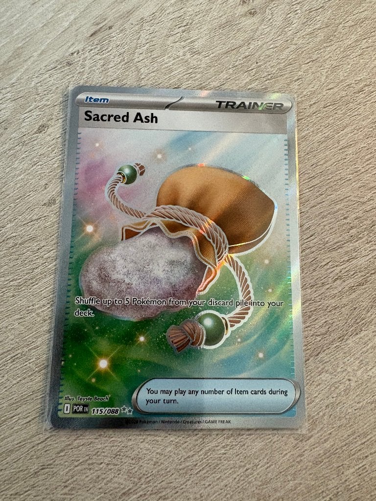 Sacred Ash (Holo) 115/088 - Perfect Order, Ophalen of Verzenden, Nieuw, Losse kaart, Foil