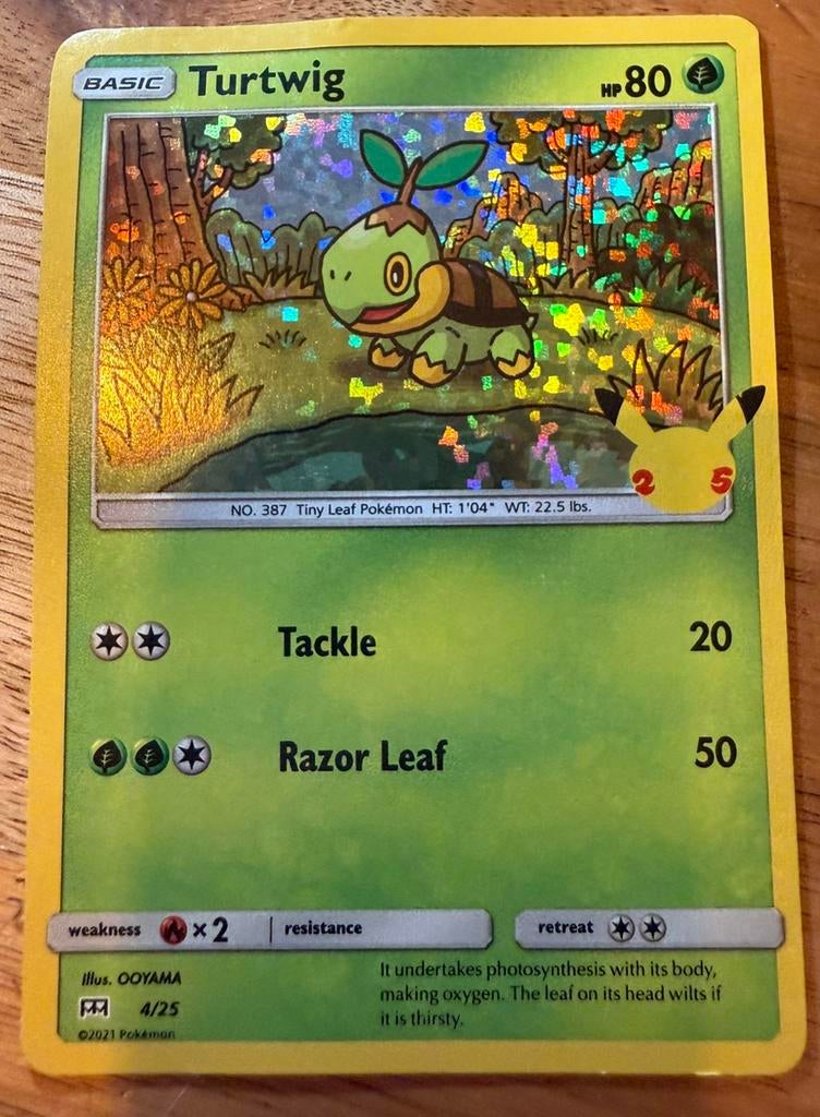 Turtwig McDonald’s promo 4/25, Ophalen of Verzenden, Zo goed als nieuw