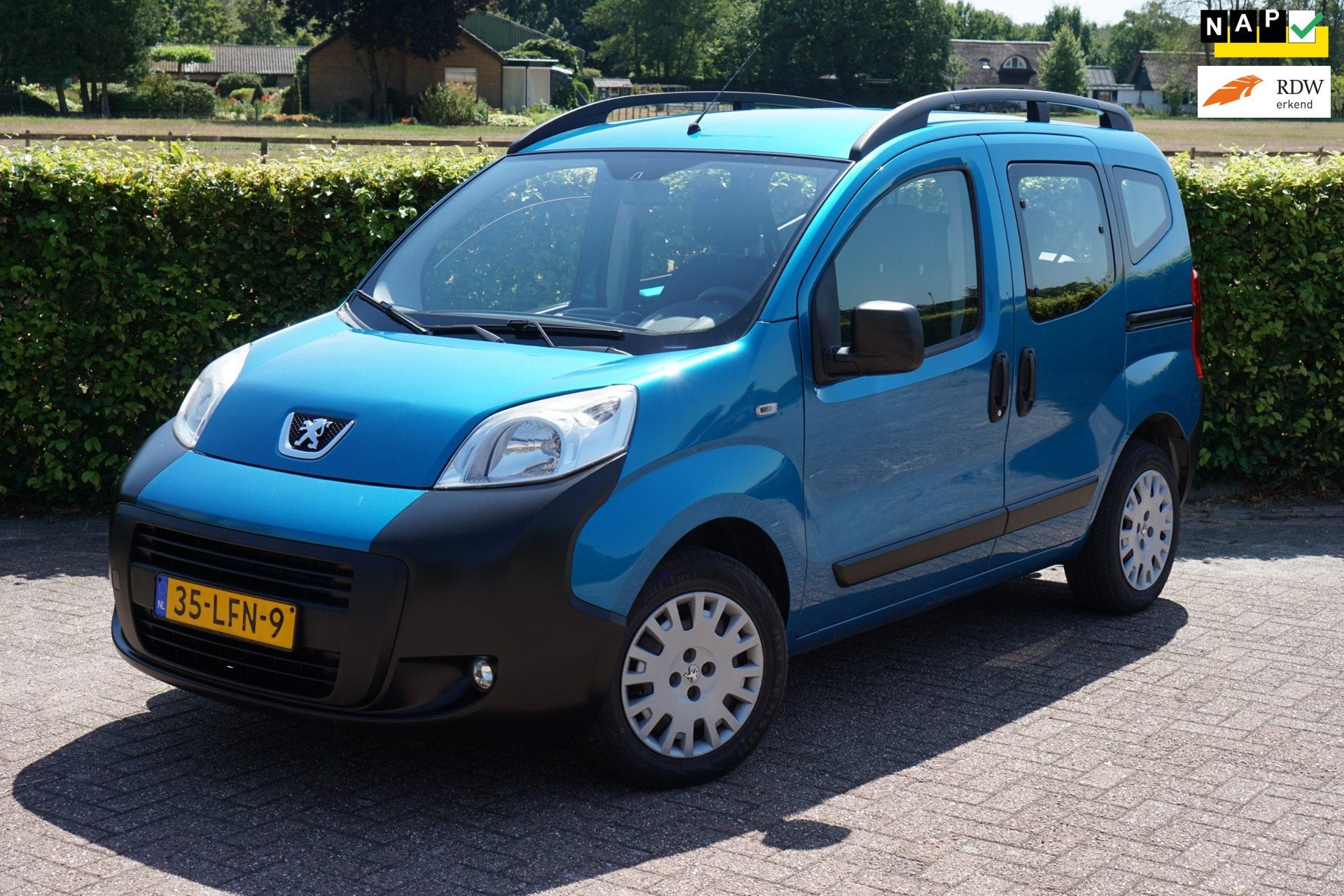 Peugeot Bipper Tepee 1.4i|Volledige Historie|Airco|Nap|Trekh, 4 cilinders, Origineel Nederlands, Bedrijf, Handgeschakeld