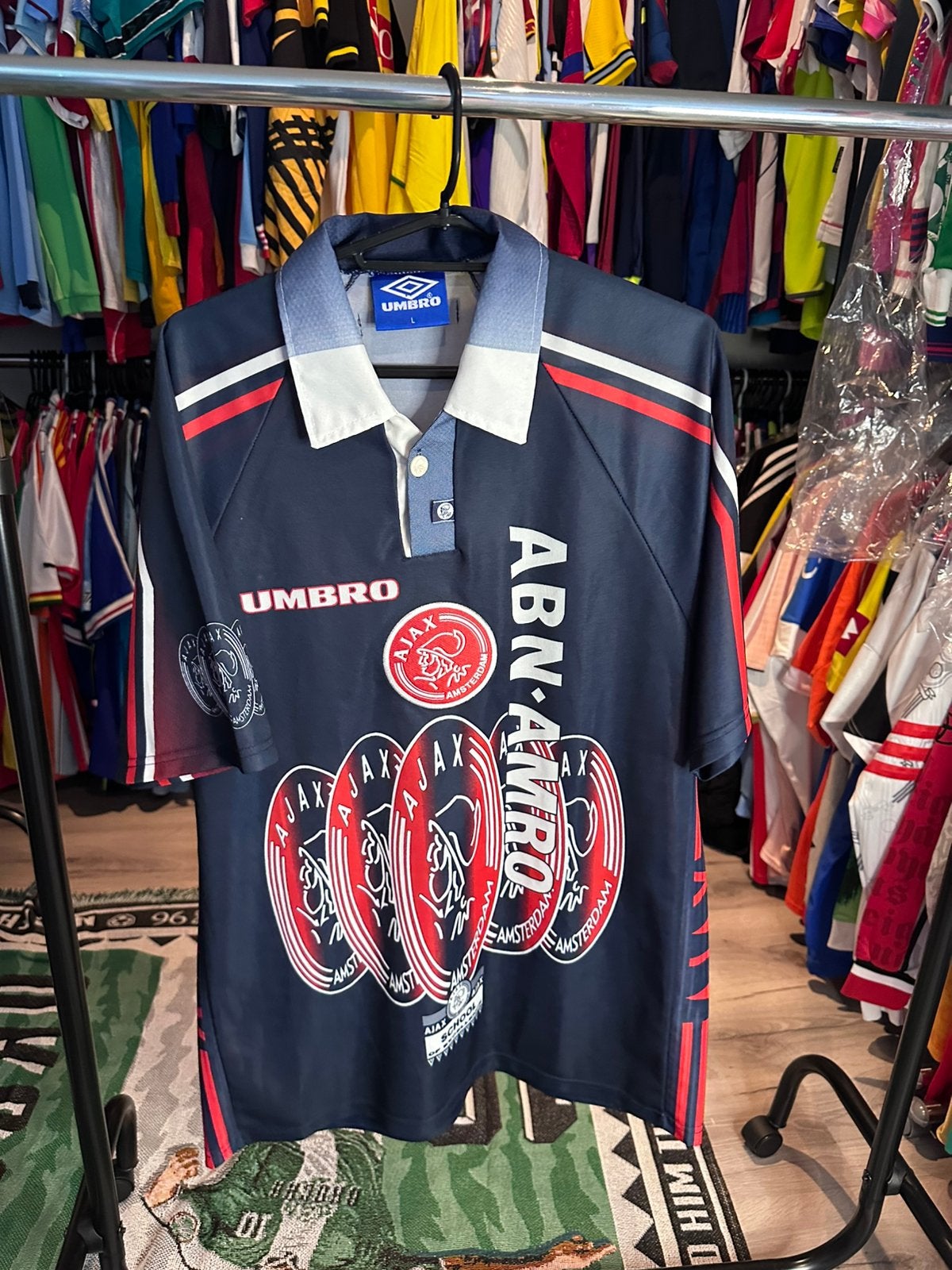 Oud Ajax voetbal shirt uit 1997/1998, Maat L, Verzenden, Zo goed als nieuw, Shirt