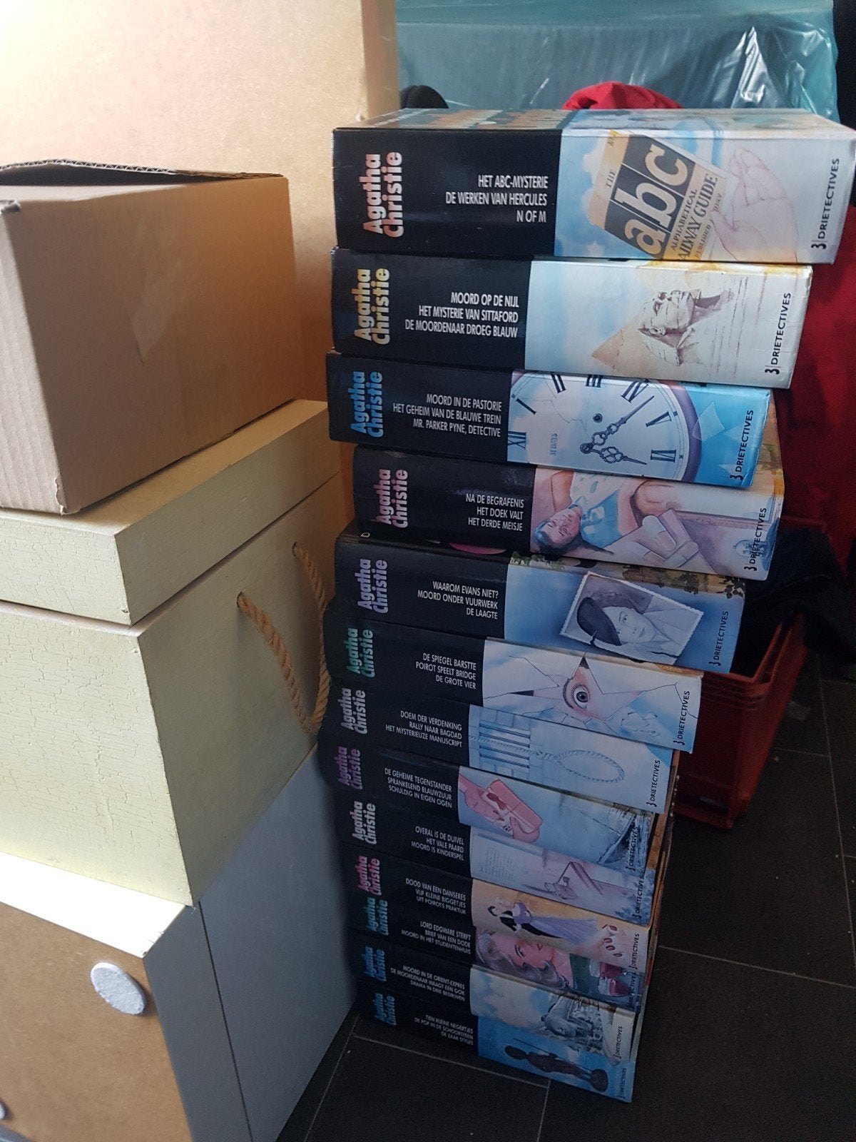Agatha Christie - De Verfilmde Bestsellers (15 boeken), Boeken, Detectives, Gelezen, Tv-bewerking, Ophalen of Verzenden