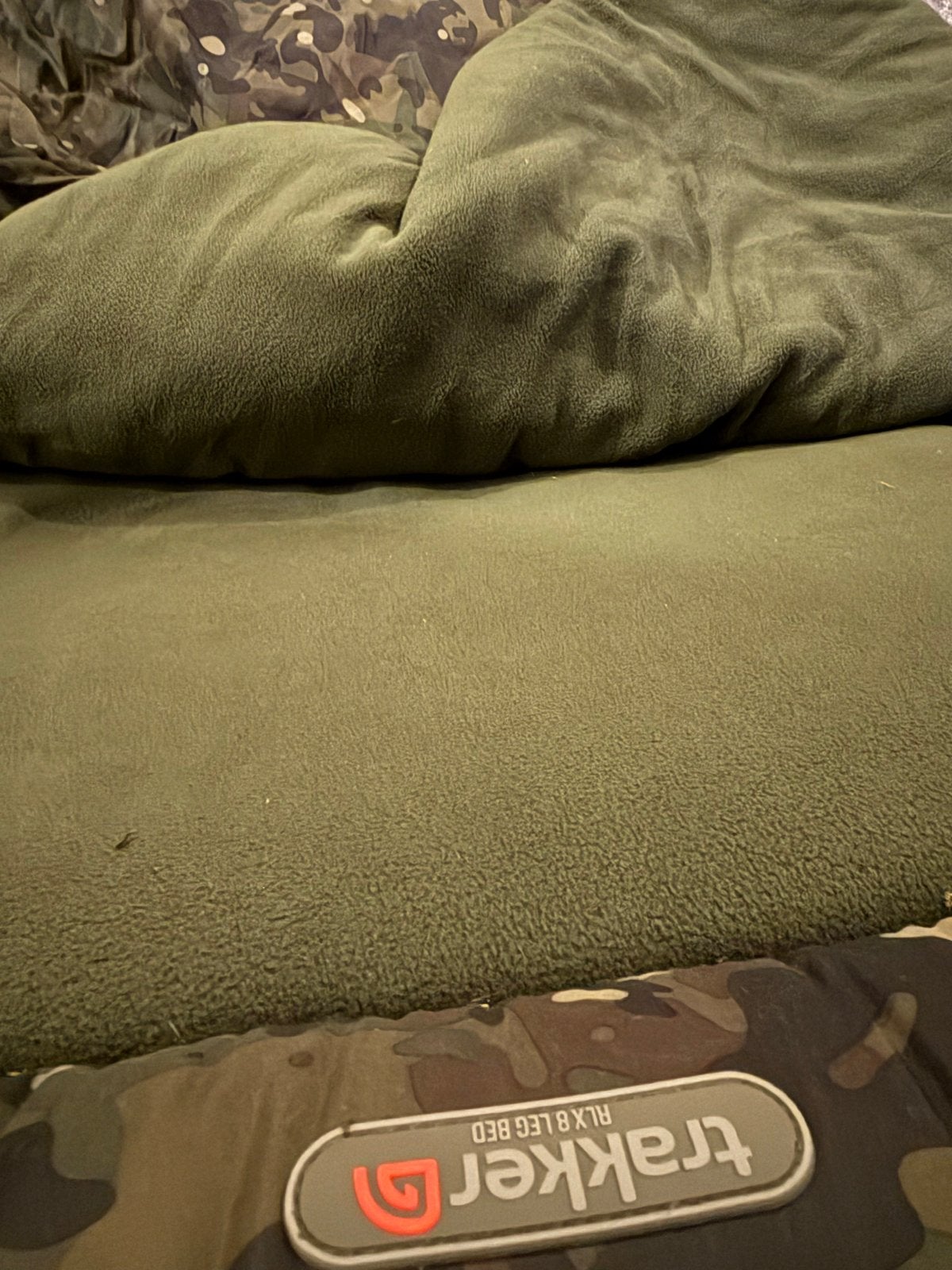Trakker RLX 8 Leg Bedchair Camo met Cover, Watersport en Boten, Ophalen, Zo goed als nieuw, Overige typen