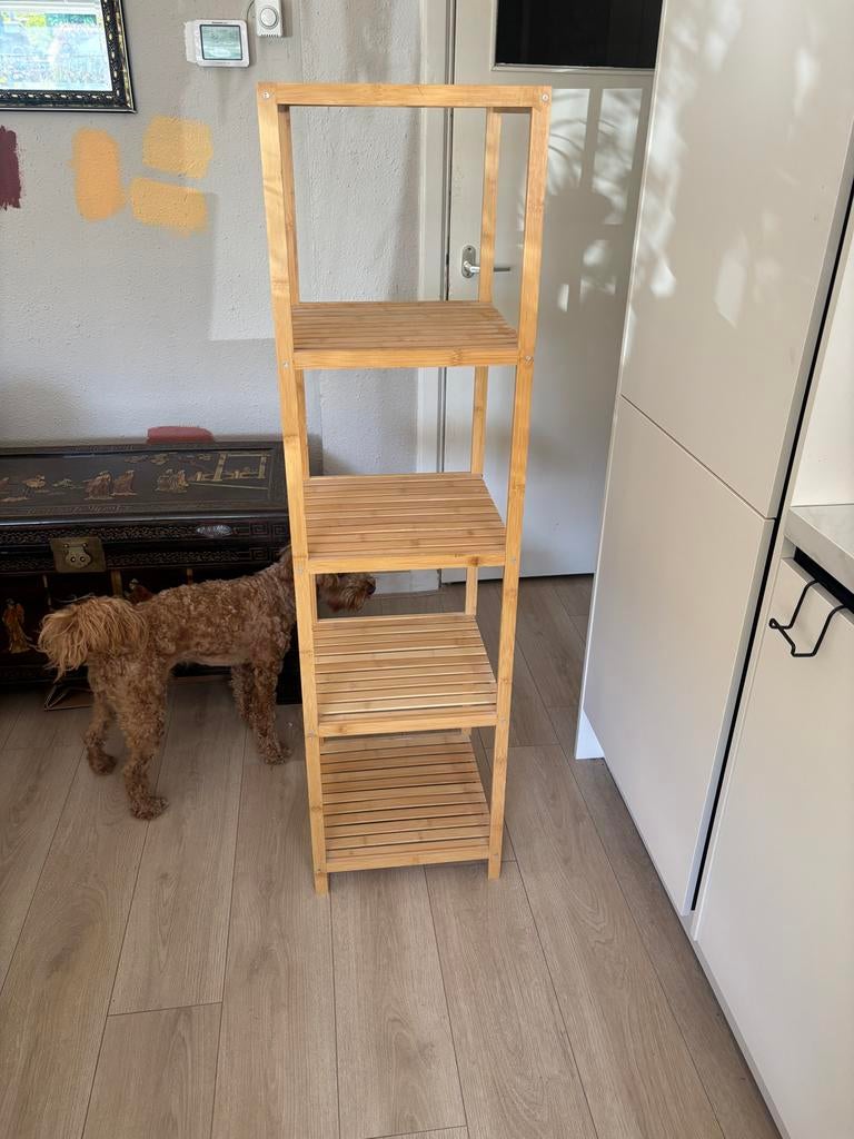 Bamboe badkamerrek / stellingkast, Ophalen, Nieuw