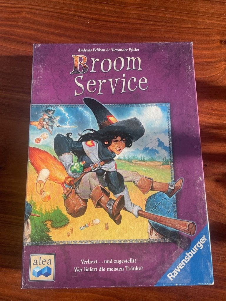 Broom service, Hobby en Vrije tijd, Gezelschapsspellen | Bordspellen, Een of twee spelers, Ophalen, Zo goed als nieuw, Ravensburger