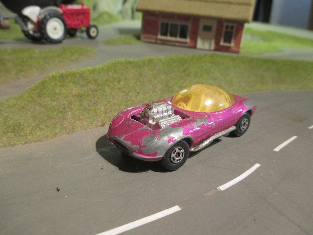 1:64 Jaguar Hot Rod Draguar- Matchbox Superfast MB36 1973, Ophalen of Verzenden, Gebruikt, Auto
