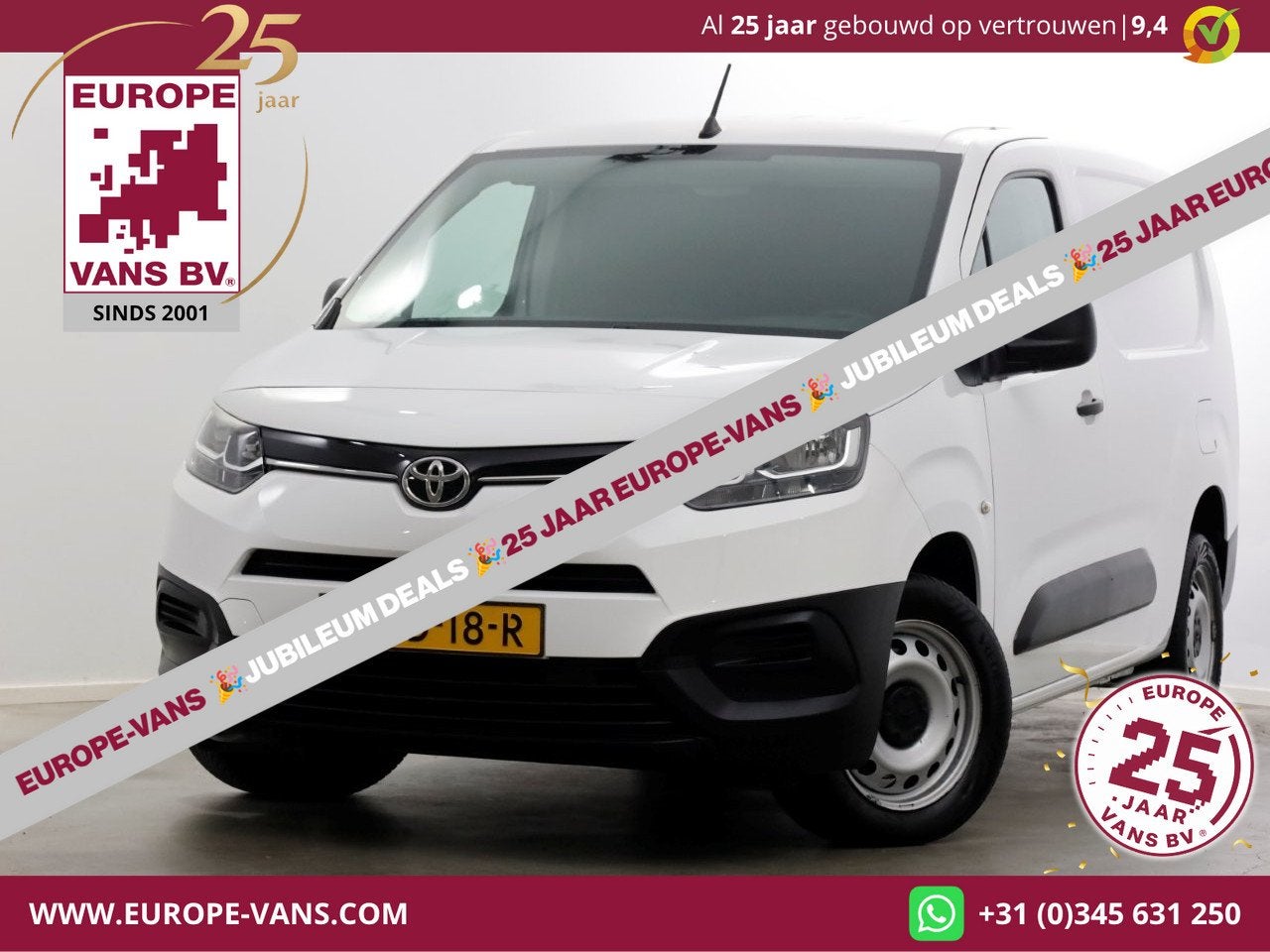 Toyota PROACE CITY 1.5 D-4D 130pk Cool Comfort Long Airco 04, Auto's, Bestelauto's, Voorwielaandrijving, Gebruikt, Euro 6, Wit