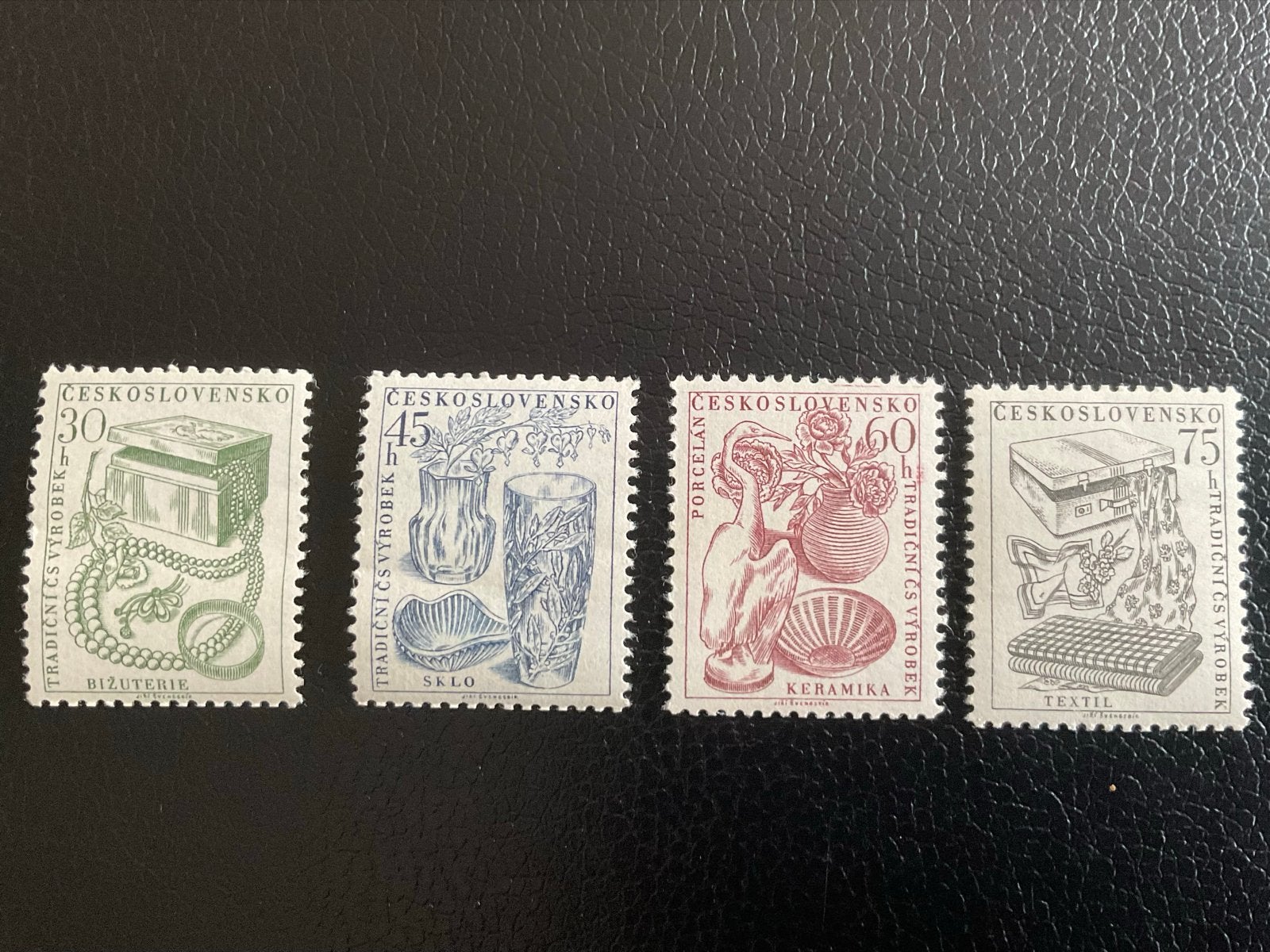 Tsjechoslowaakse postzegels: Traditionele Ambachten (1960), Verzenden, Gestempeld