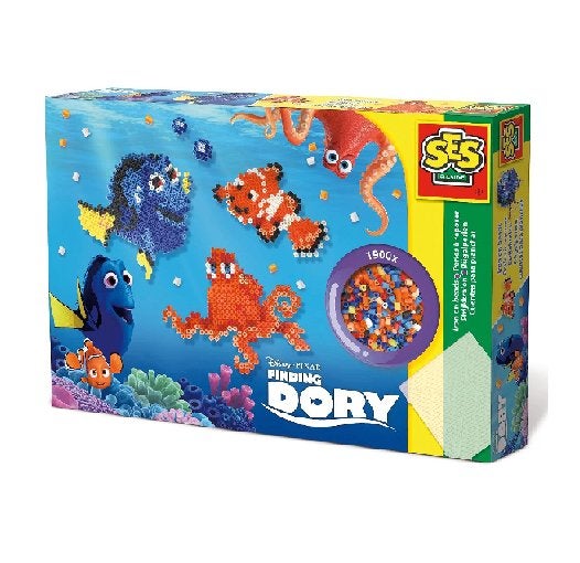 SES - Strijkkralen Finding Dory Set - inclusief 1900 kralen, Dieren, Nieuw, Meerkleurig, Ophalen of Verzenden