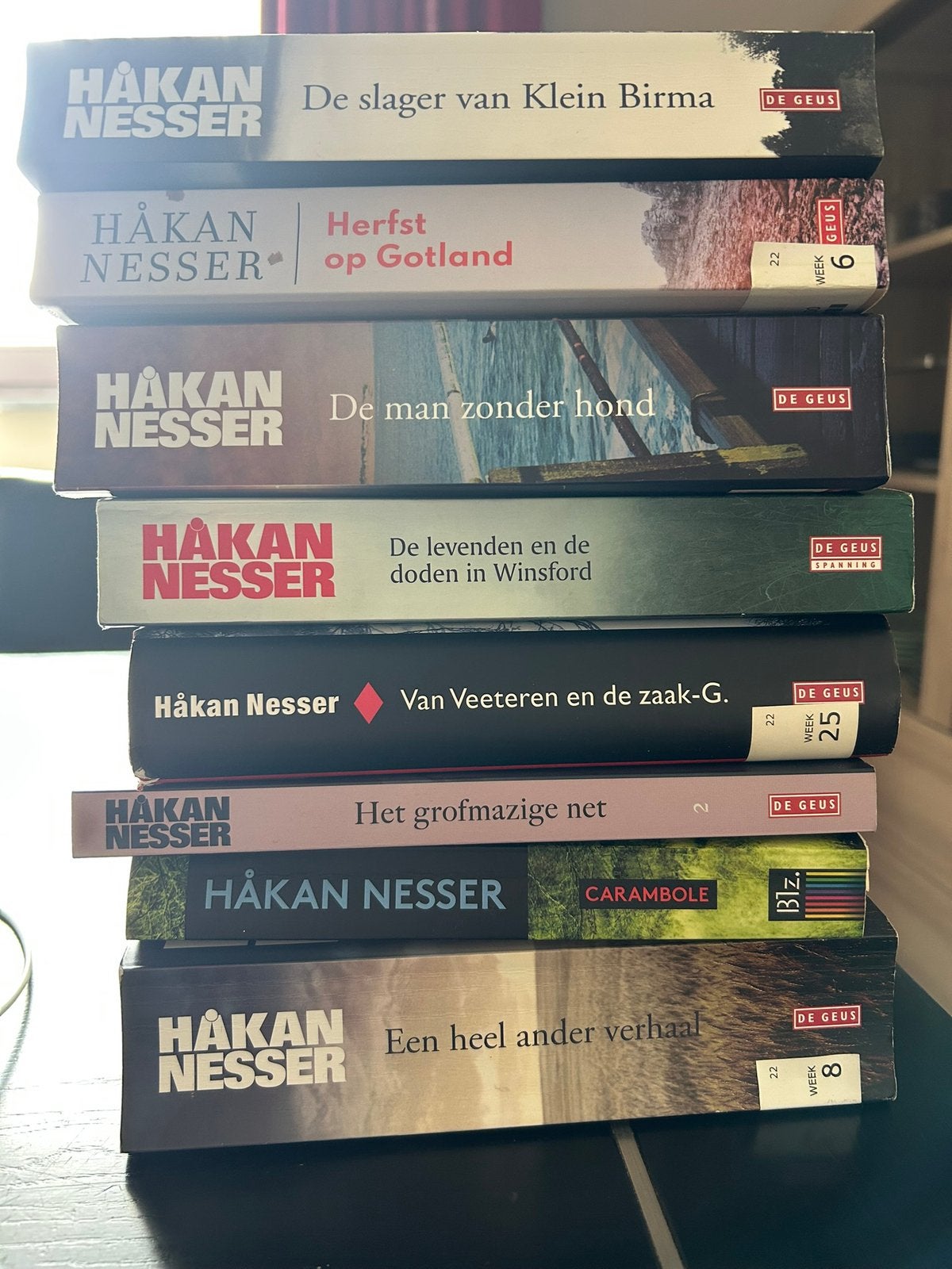 Håkan Nesser boeken, Boeken, Ophalen of Verzenden, Gelezen, Populaire fictie
